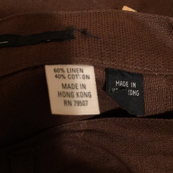 I S D A & company LINEN SHORTS - Picture 4 of 6